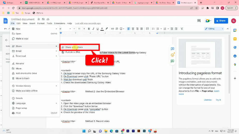 share the scenario, share the scenario