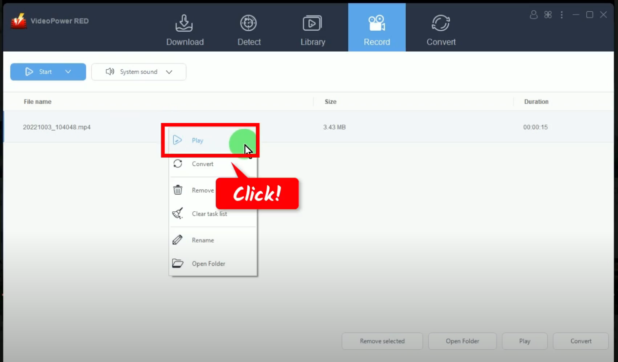 record tencent video, preview video