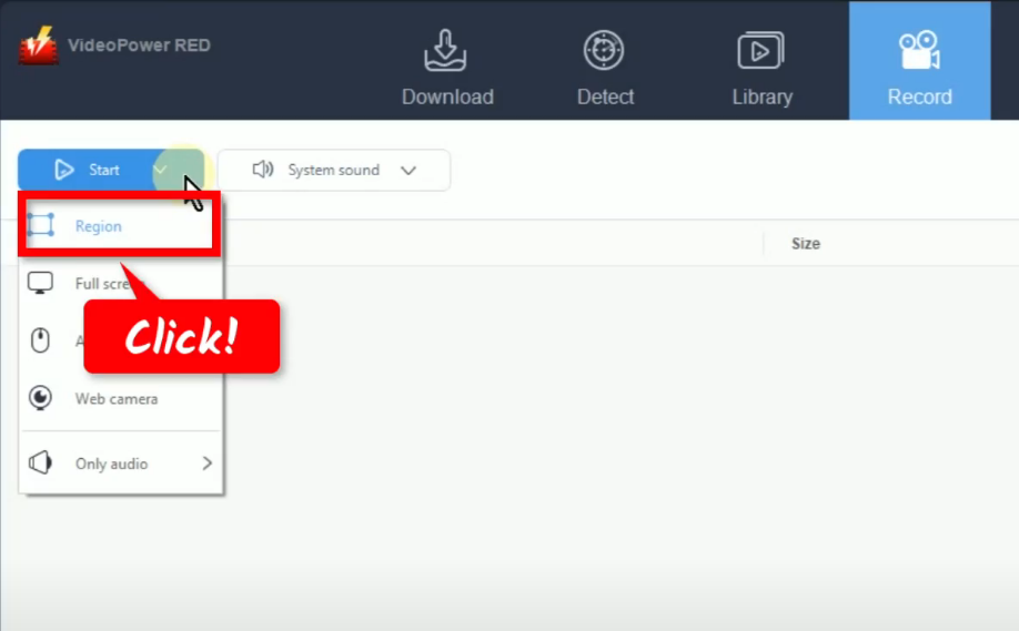 record udemy videos, set to region