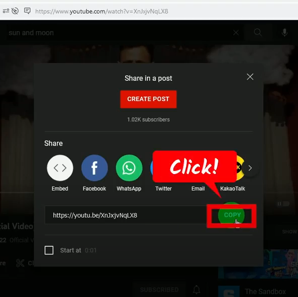 youtube to ipad converter, click copy