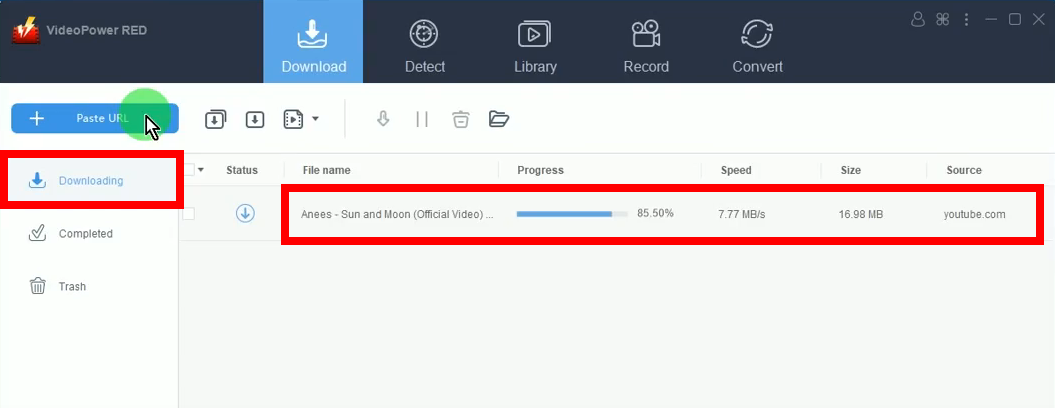 youtube to ipad converter, downloading the video