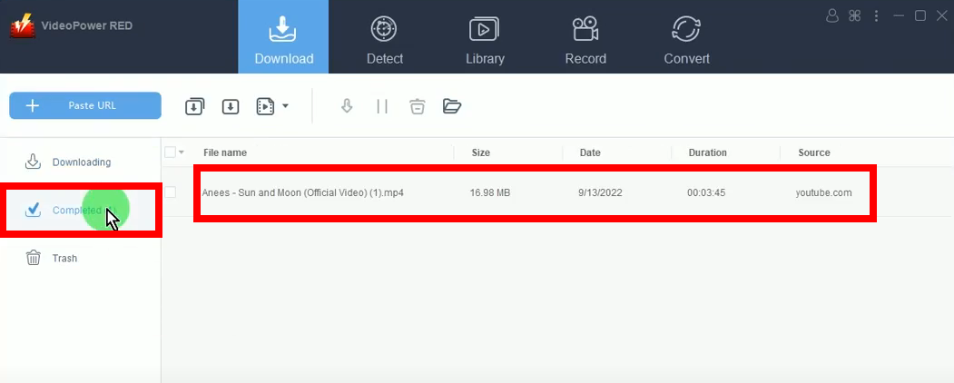 youtube to ipad converter, video download complete