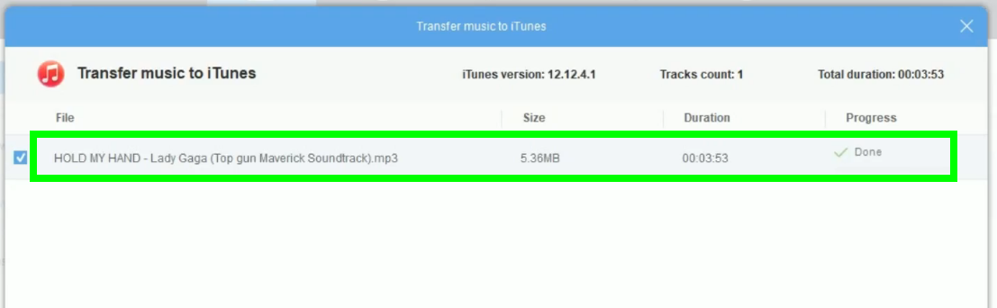 download youtube music playlist, transfer complete
