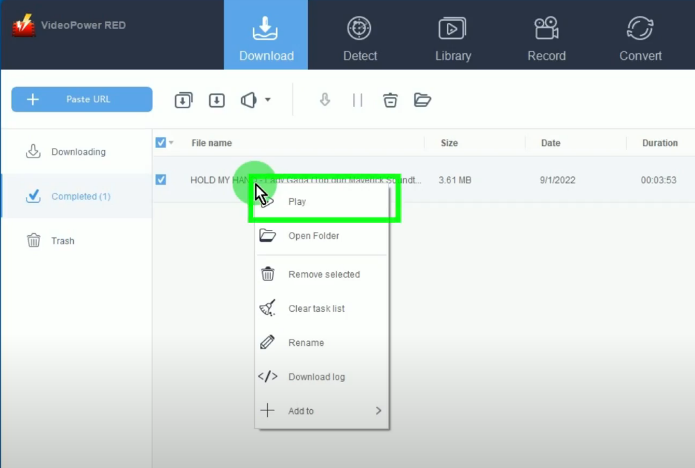 download youtube music playlist, playback downloaded mp3