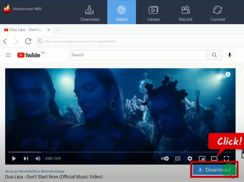 watch youtube videos offline, download the video