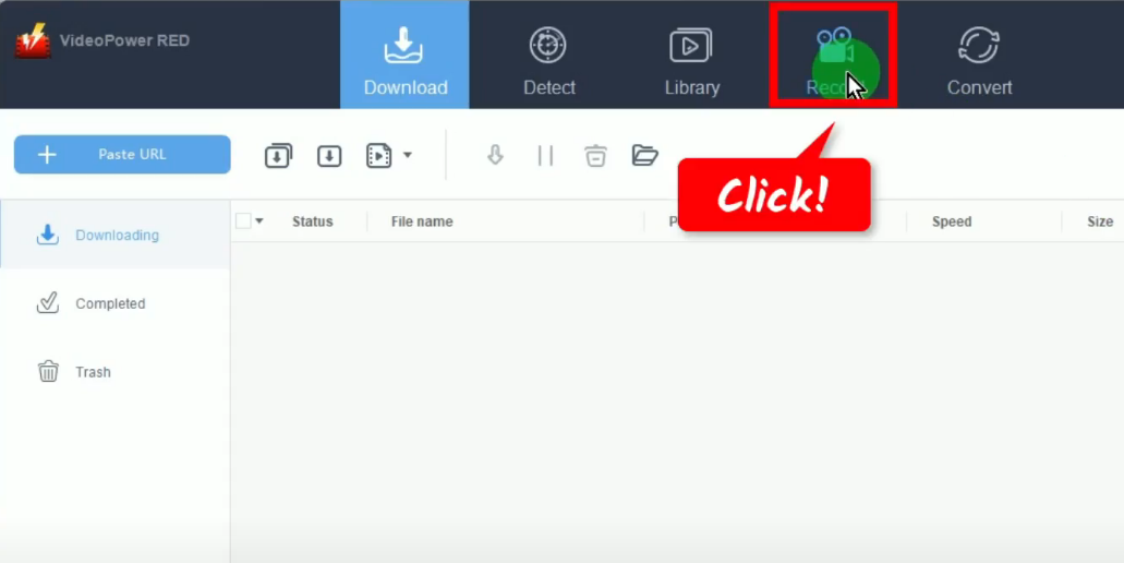 watch youtube videos offline, record function menu
