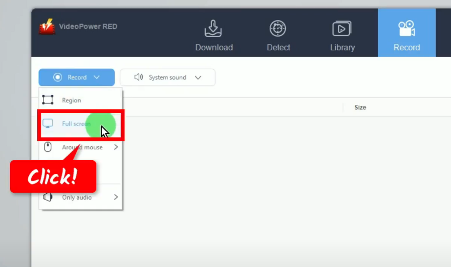watch youtube videos offline, set to fullscreen