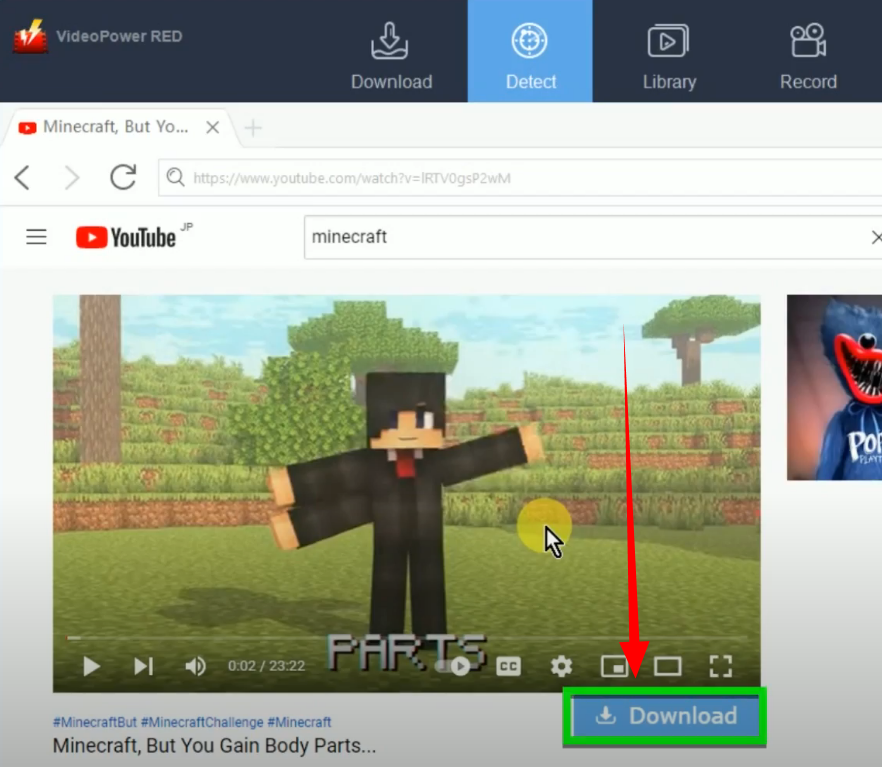download minecraft videos, download the video