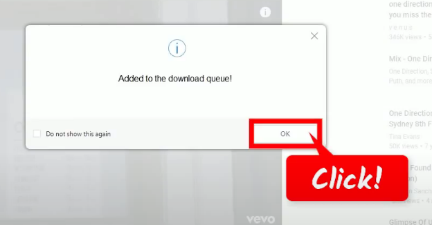 youtube channel downloader, notification prompt