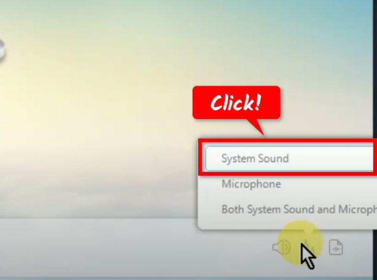 record pandora music, system sound