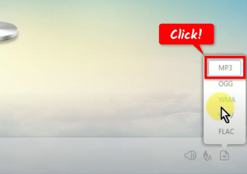 record pandora music, set to mp3