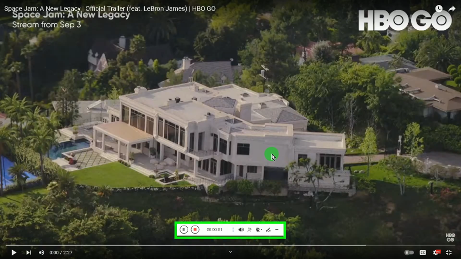 record hbo go, recording begins