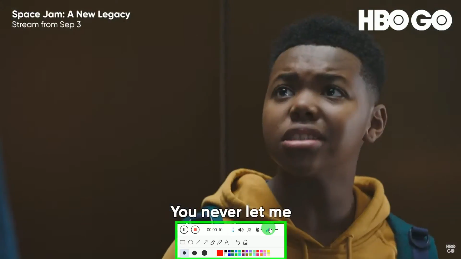 record hbo go, annotation tools