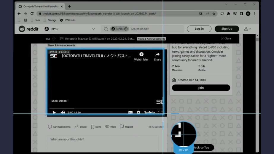 download videos from reddit, recording area