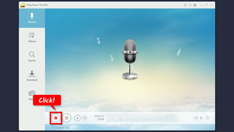 total recorder alternative, stop the recording