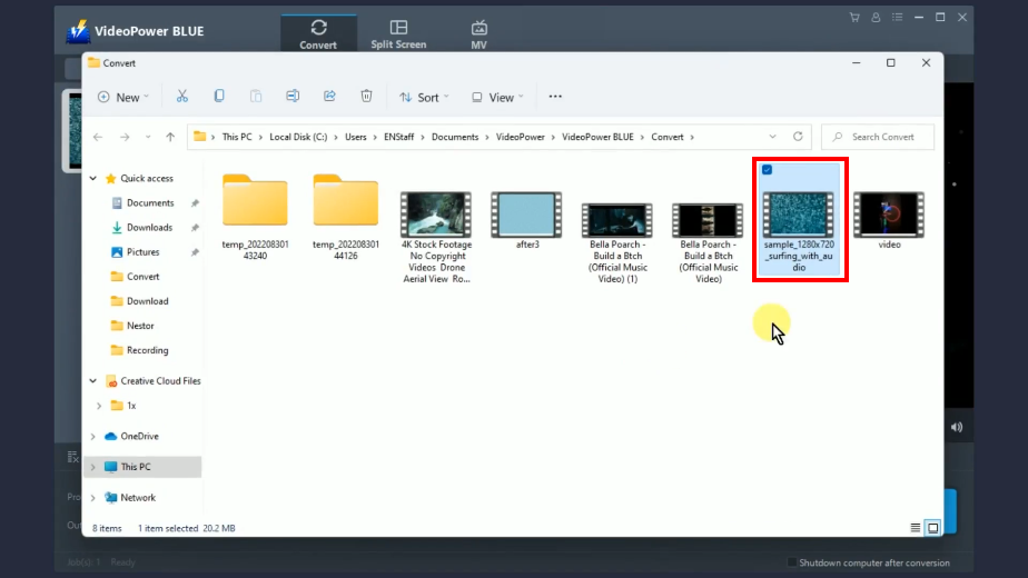 cconvert 3gp to mp4, preview converted file