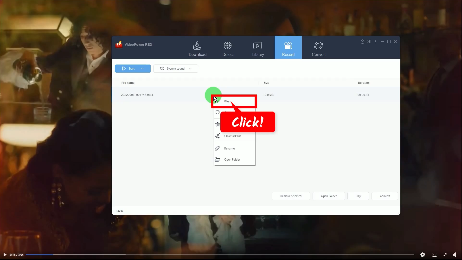 facebook video downloader, preview recorded video