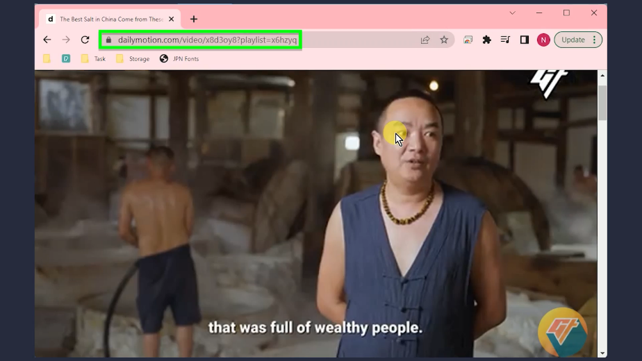 download dailymotion videos, copy url