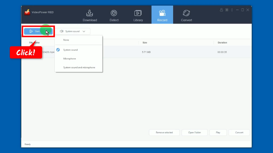 vimeo downloader, recording mode