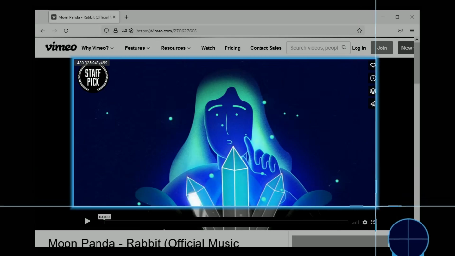 vimeo downloader, select a recording mode