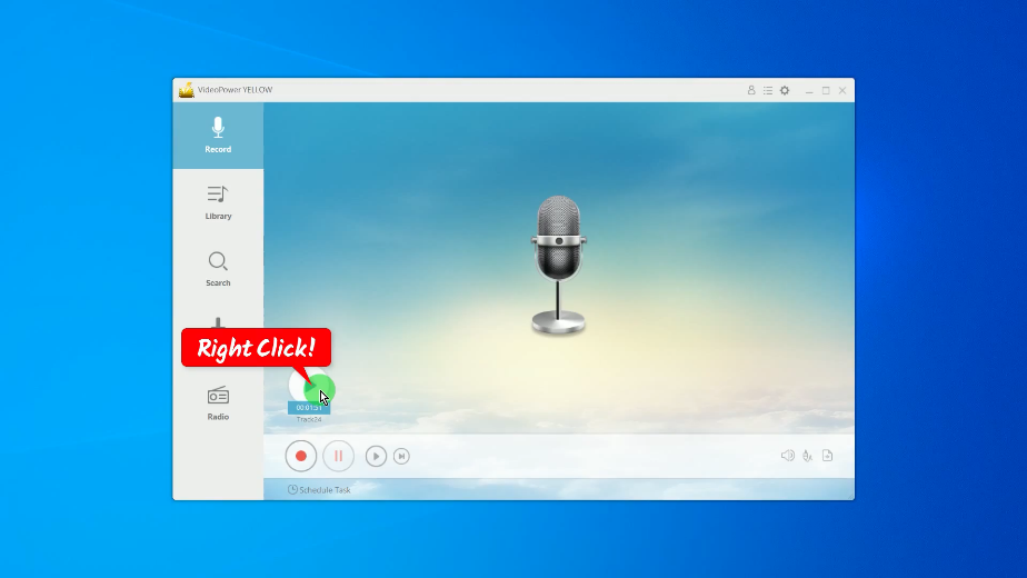 save soundcloud music, check recorded music