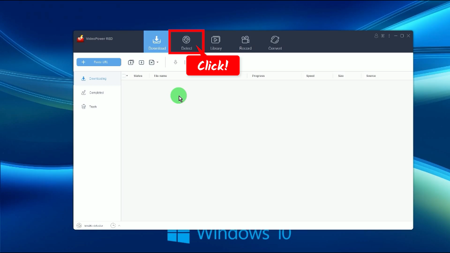 vevo download mp4, detect function menu