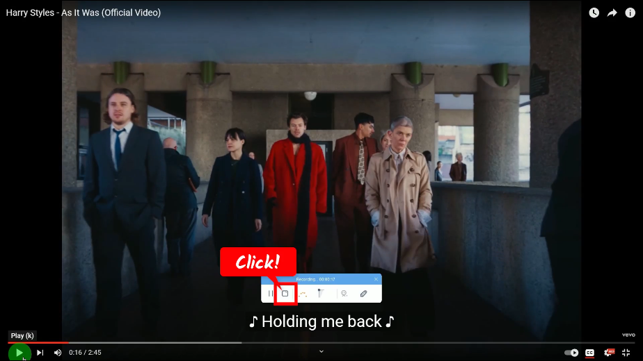 vevo download mp4, stop recording
