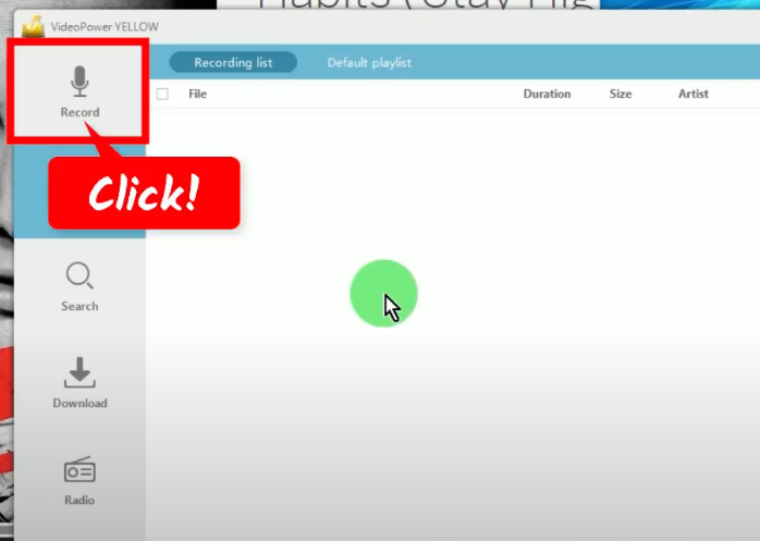 convert myspace music to mp3, record function menu