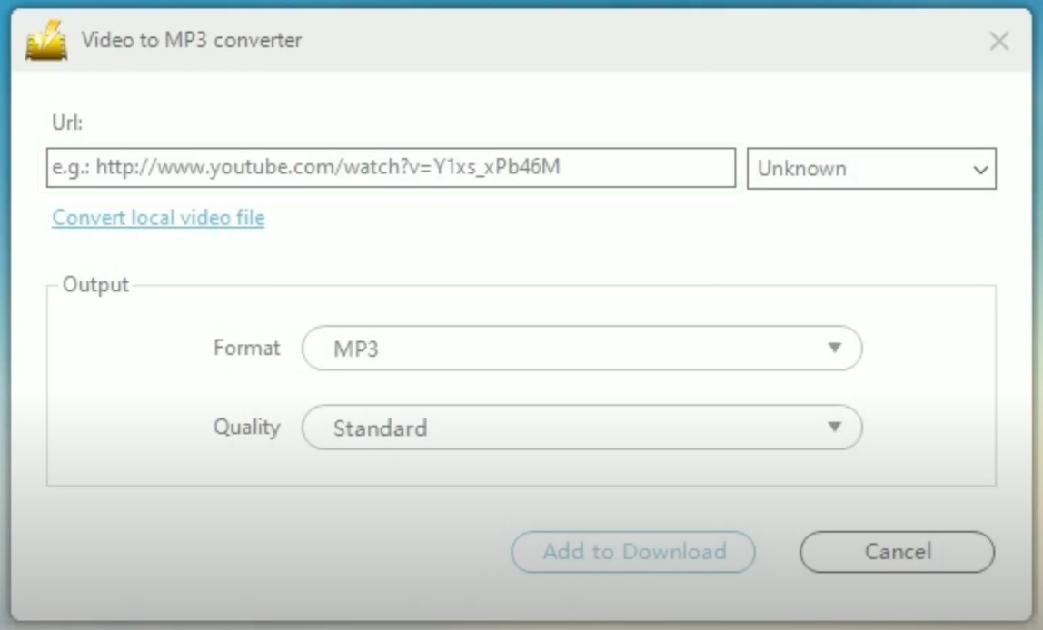 extract audio from video, open the video to mp3 converter