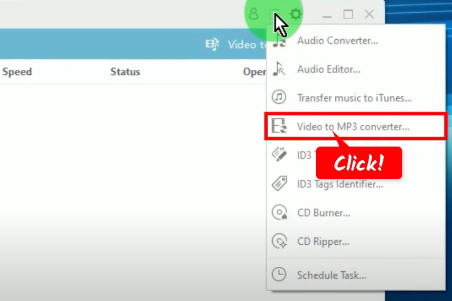 download audio from video, open video to mp3 converter