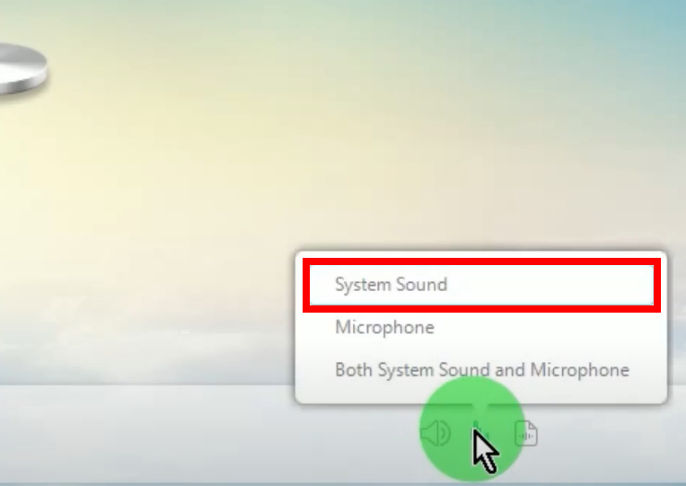 download audio from video, set to system sound