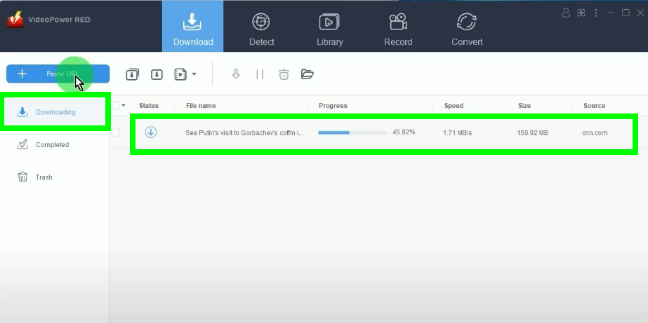 download cnn video, downloading video