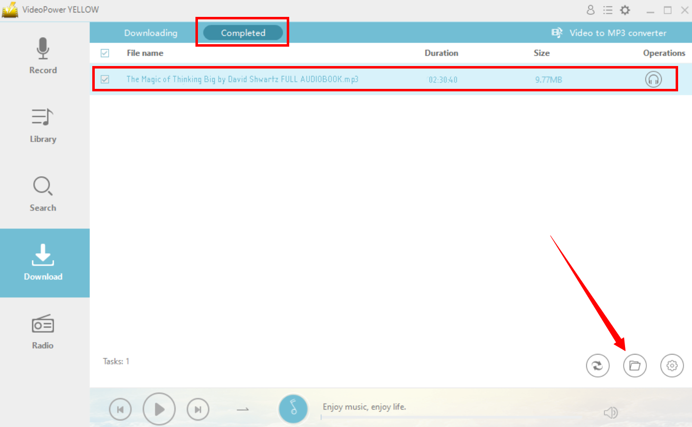 music downloader, how to download music from youtube to computer, Amazon Music download, Youtube Music Download, VideoPower YELLOW, open file