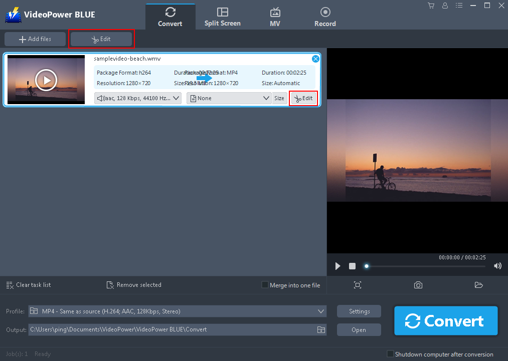 VideoPower BLUE、Windows Movie Maker、iMovie Alternative、ファイル編集
