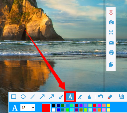 Full-screen capture, how to screen capture on pc, screen capture and screen recorder, VideoPower GREEN, Shapes and letters