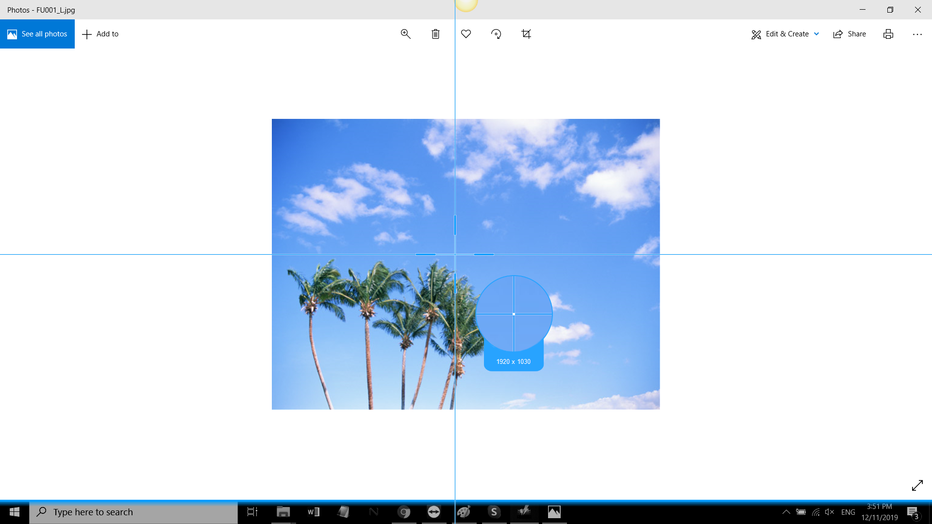 screenshots on Windows 10, VideoPower GREEN select region.