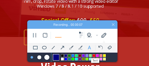 videopower red annotate record