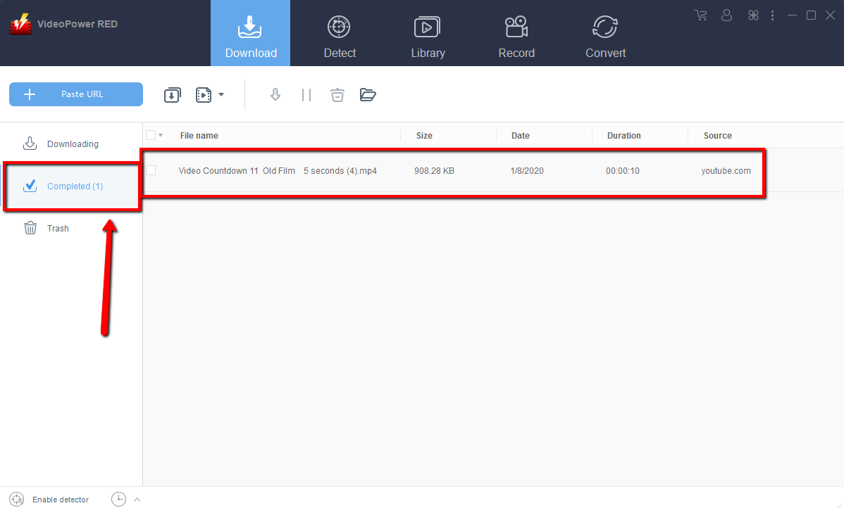 download video, Clipnabber download free, check the file