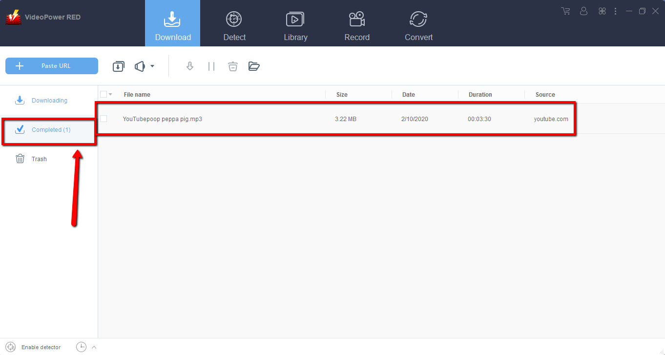 How to download anime videos, embedded browser