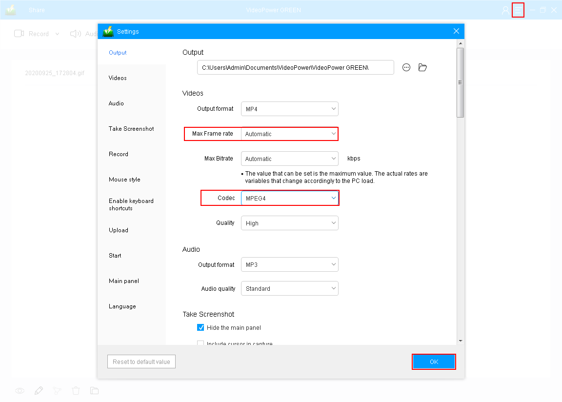 Record screen, Streaming video recorder free, select sound source