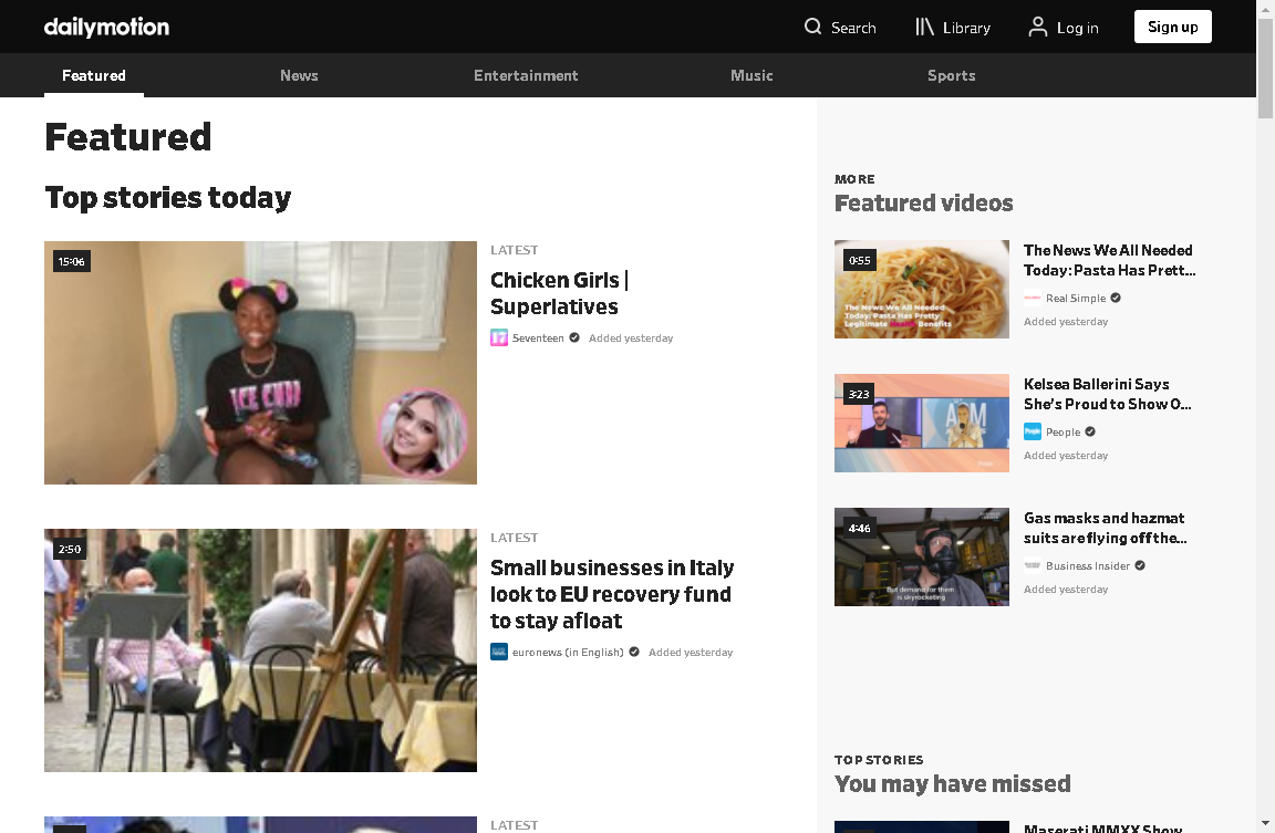 download video, good free movie websites 2020, go to Dailymotion