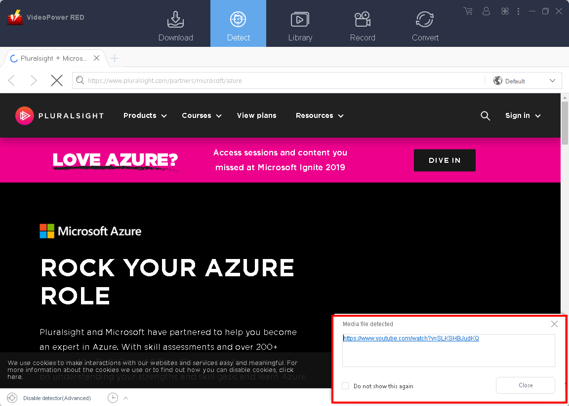 download video, lynda.com reviews, use the embedded browser