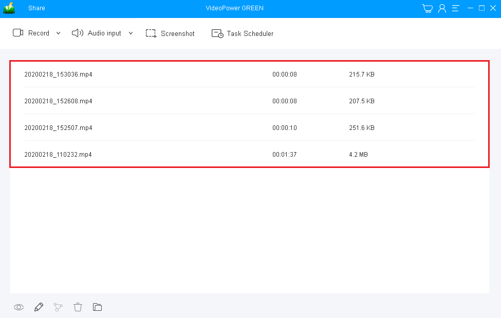 record screen, how to record someone else’s twitch stream, recorded file list