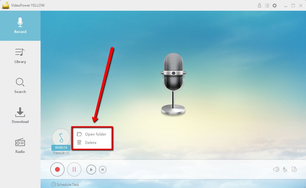 Record Microphone Sound on Windows 10/8/7, The best Audio recorder, VideoPower Yellow, Saved audio