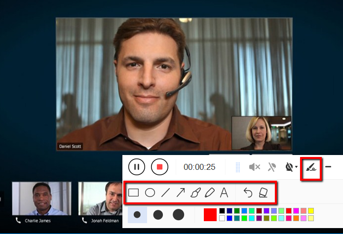 record screen, How to screen record video conference, edit and add annotations