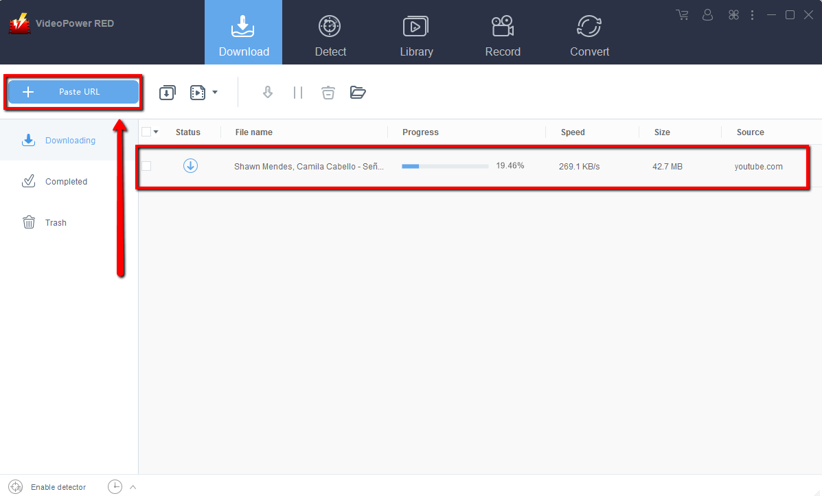 download video, Youtube Vevo downloader, paste and download