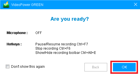 record screen, firefox capture video screen, confirm the recording
