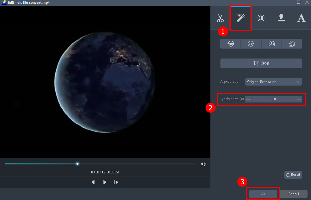 Audio video sync, adjust video gap to sync, adjust the of the video