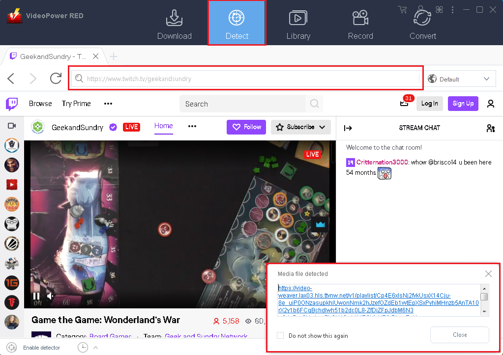 download video, twitch download, auto-detect other sites