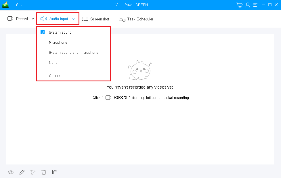 record screen, video call recorder for facebook, audio input
